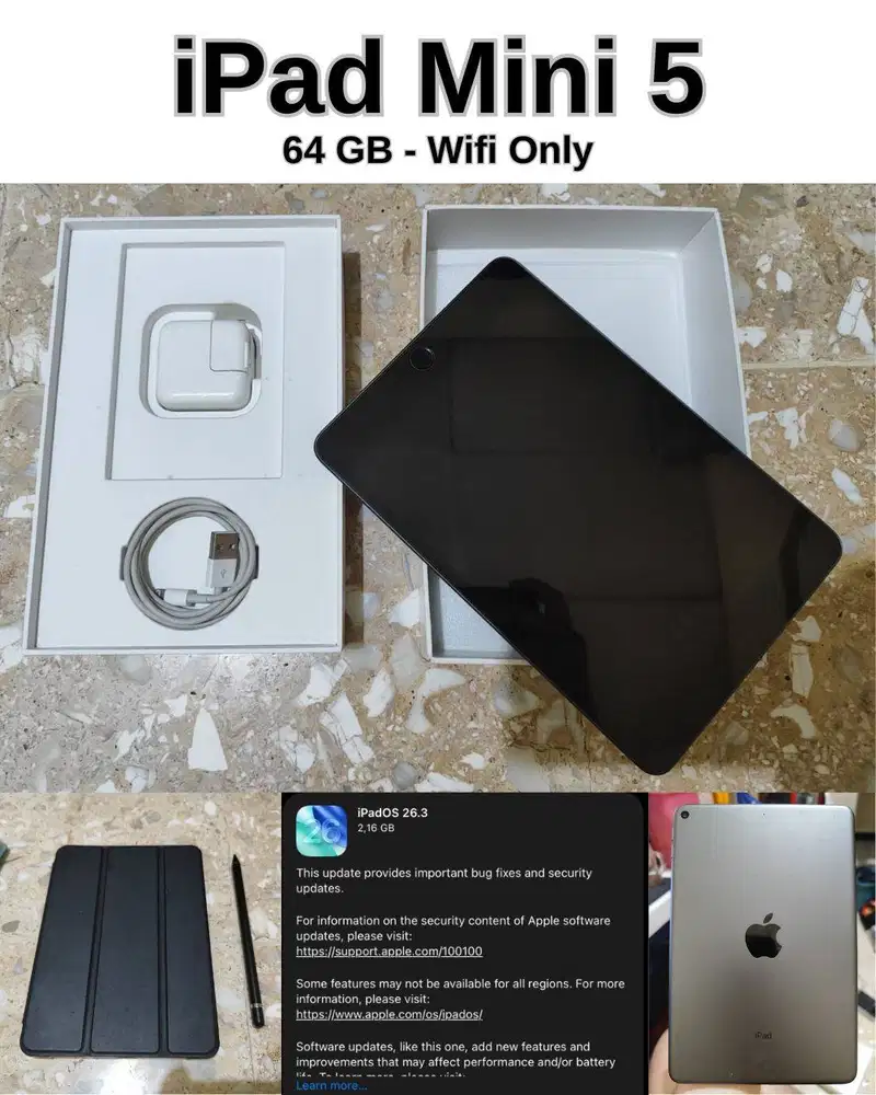 iPad Mini 5 64GB WiFi – Fullset Original