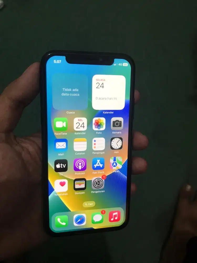 Iphone x 64 inter terdaftar