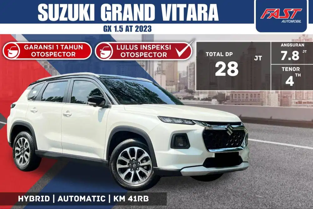 SUZUKI GRAND VITARA GX HYBRID 2023 TWO TONE PANORAMIC 1.5 AT KM.41RB