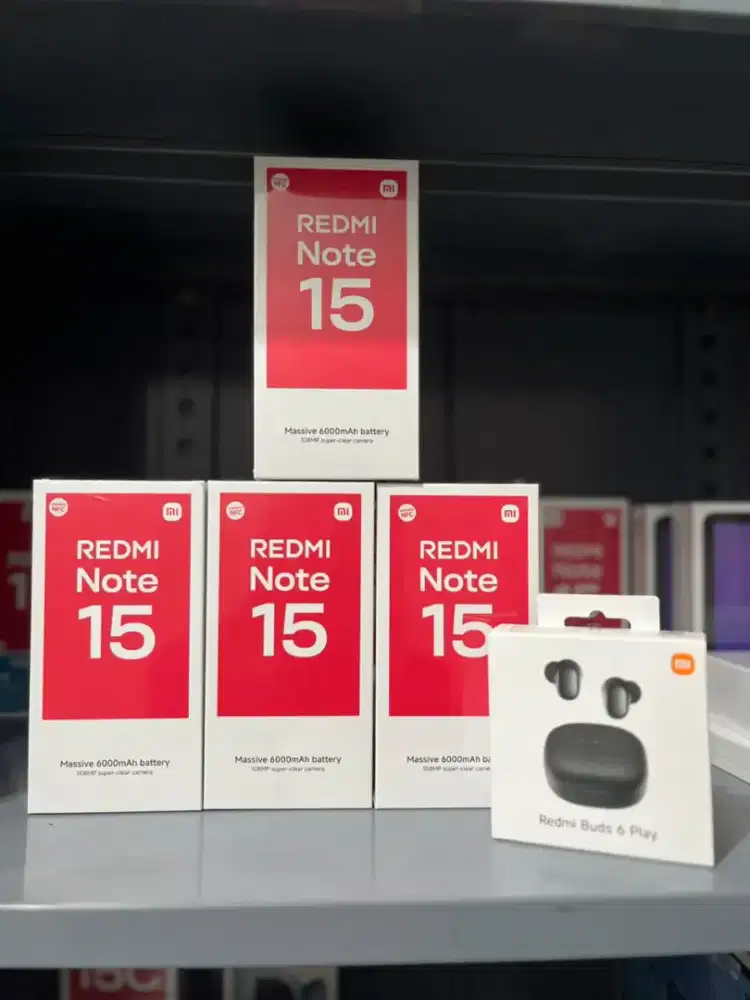 NEW REDMI NOTE 15 SERIES GARANSI RESMI XIAOMI INDONESIA!!