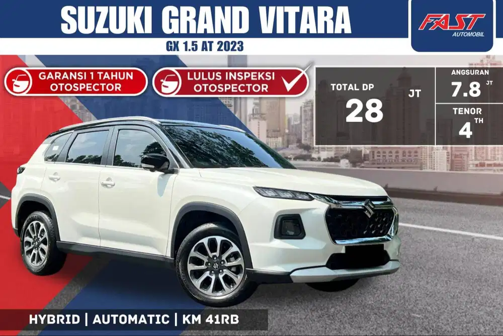 SUZUKI GRAND VITARA GX HYBRID 2023 TWO TONE PANORAMIC 1.5 AT KM.41RB