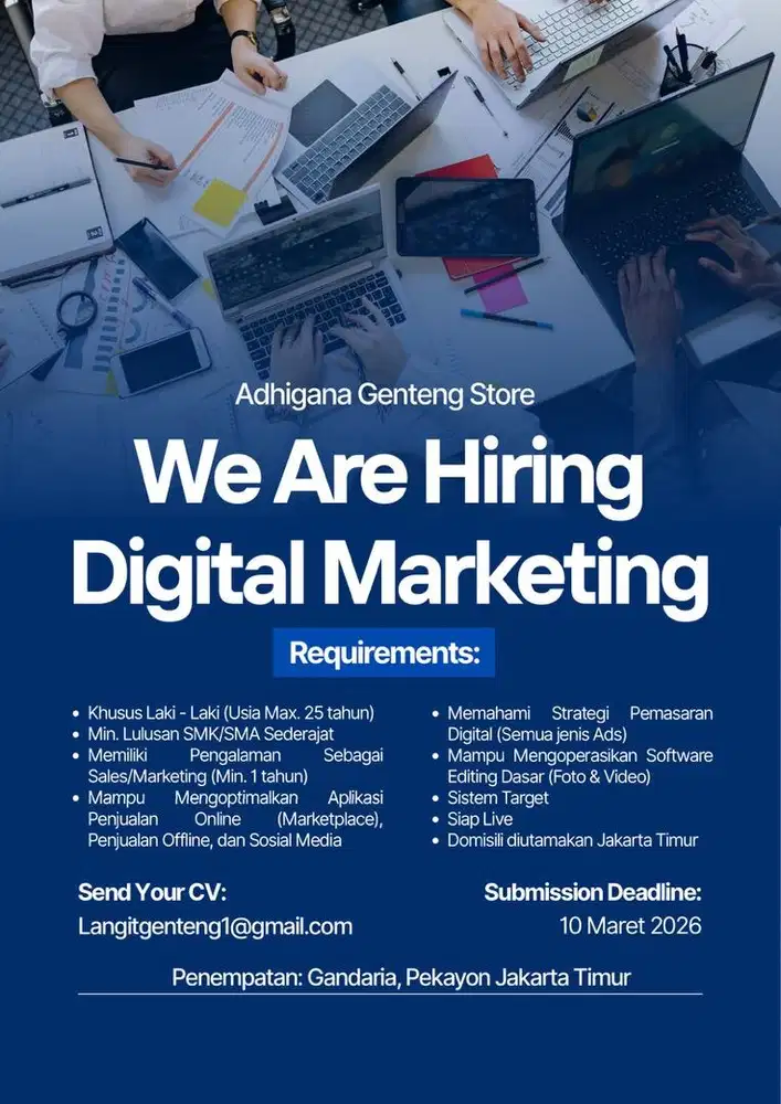 Dibutuhkan Digital Marketing untuk Toko Genteng