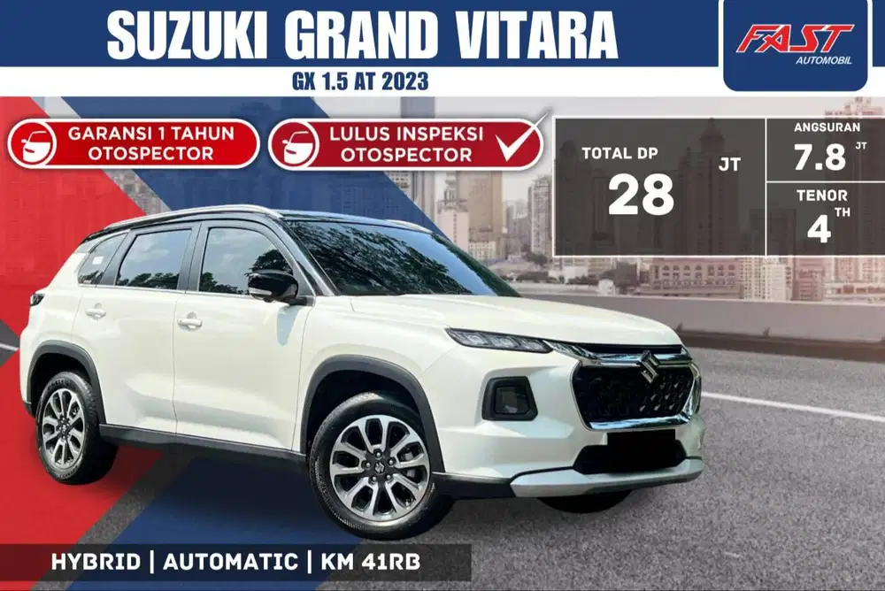 SUZUKI GRAND VITARA GX HYBRID 2023 TWO TONE PANORAMIC 1.5 AT KM.41RB