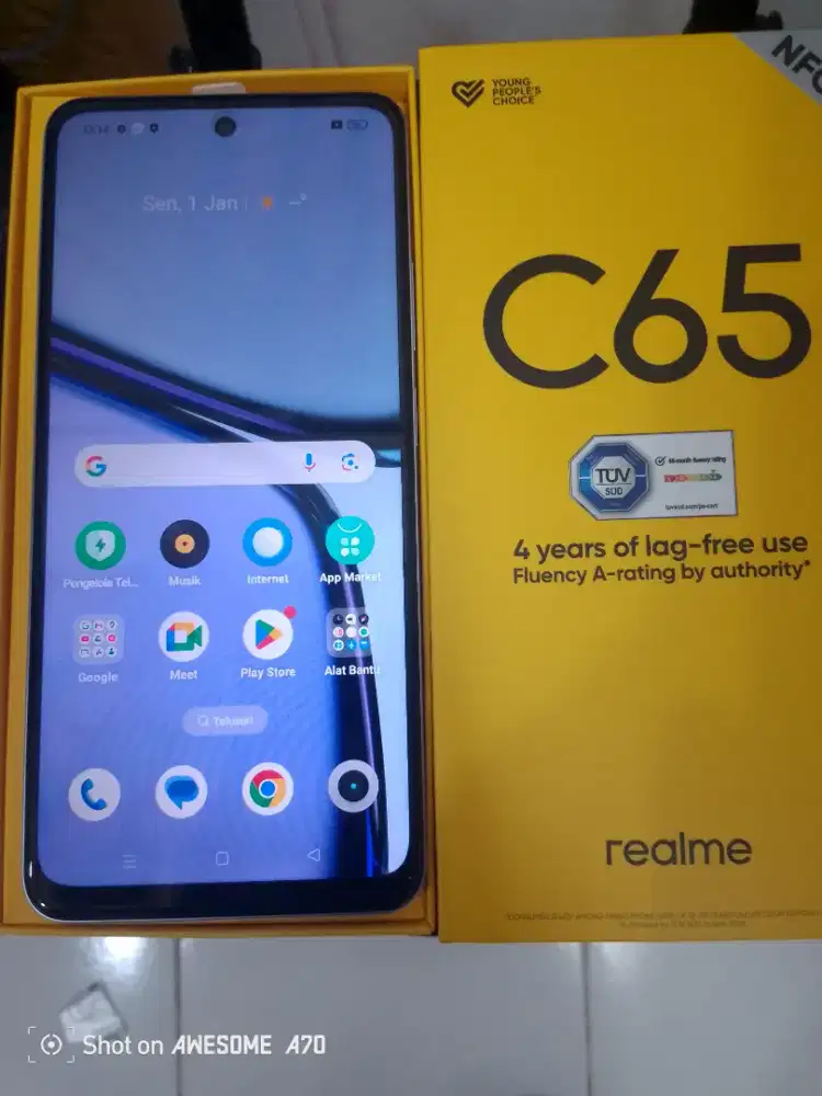 Realme C65 ram 8/128 GB