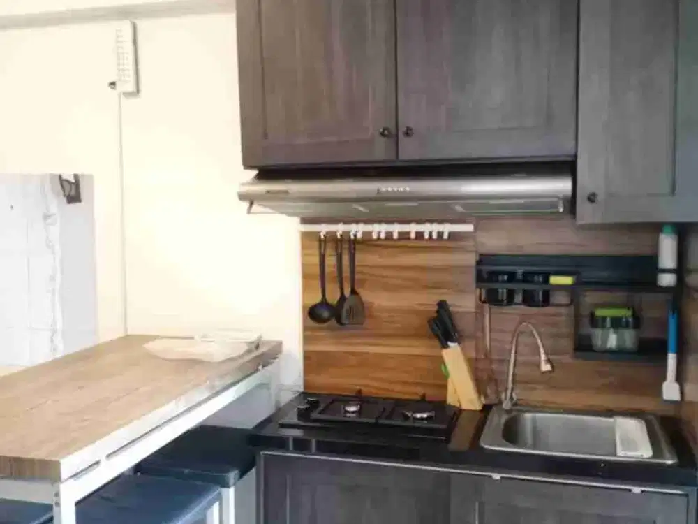 apartemen bassura 2 kamar furnished lantai 6