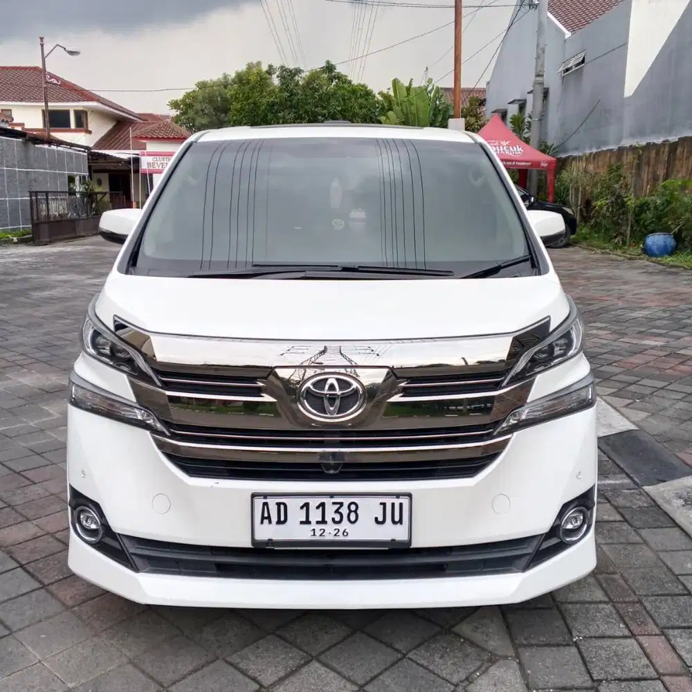 Dijual cepat Velfire 2016 2,5 A/T mulus, km rendah,pemakai pribadi