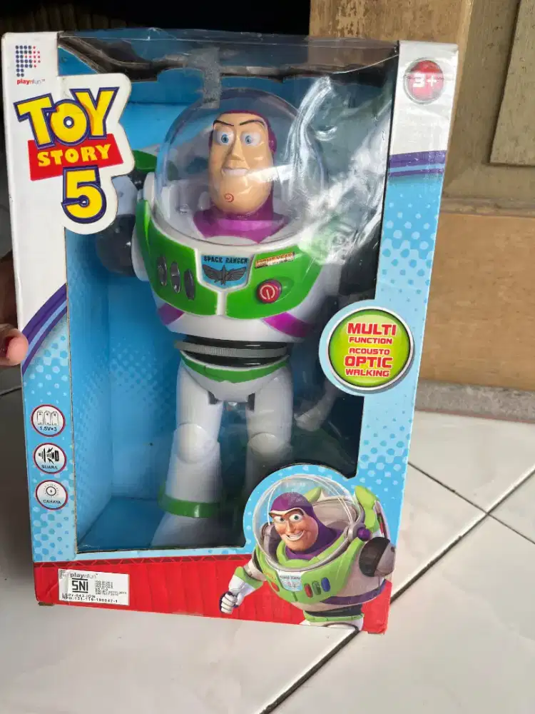 Walking Robot Buzz LightYear Toy Story 5 Sound & Light Mega Act 360