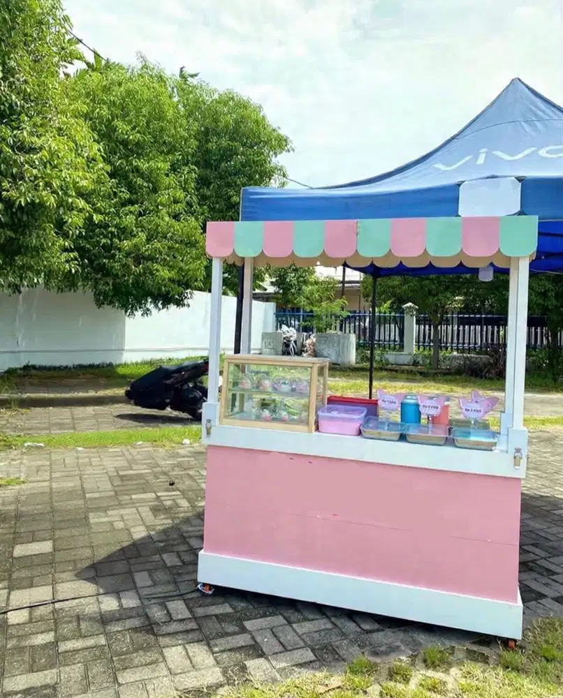 Booth Kayu cocok untuk jualan