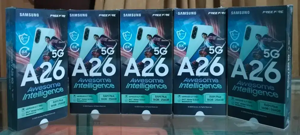 New Samsung Galaxi A26 5G 8/256 Garansi Resmi 1 Tahun