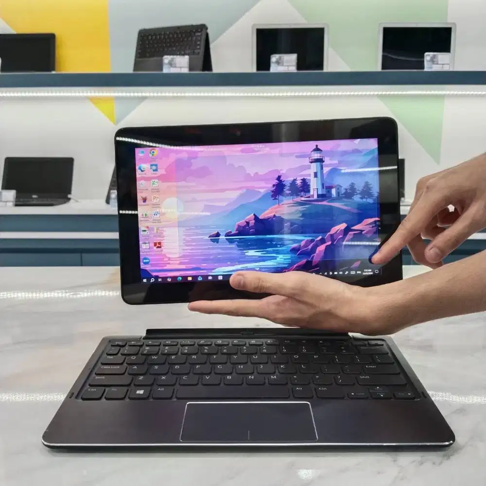 Laptop 2in1 D56 RAM 8GB SSD – Bisa Laptop & Tablet SekaliguS