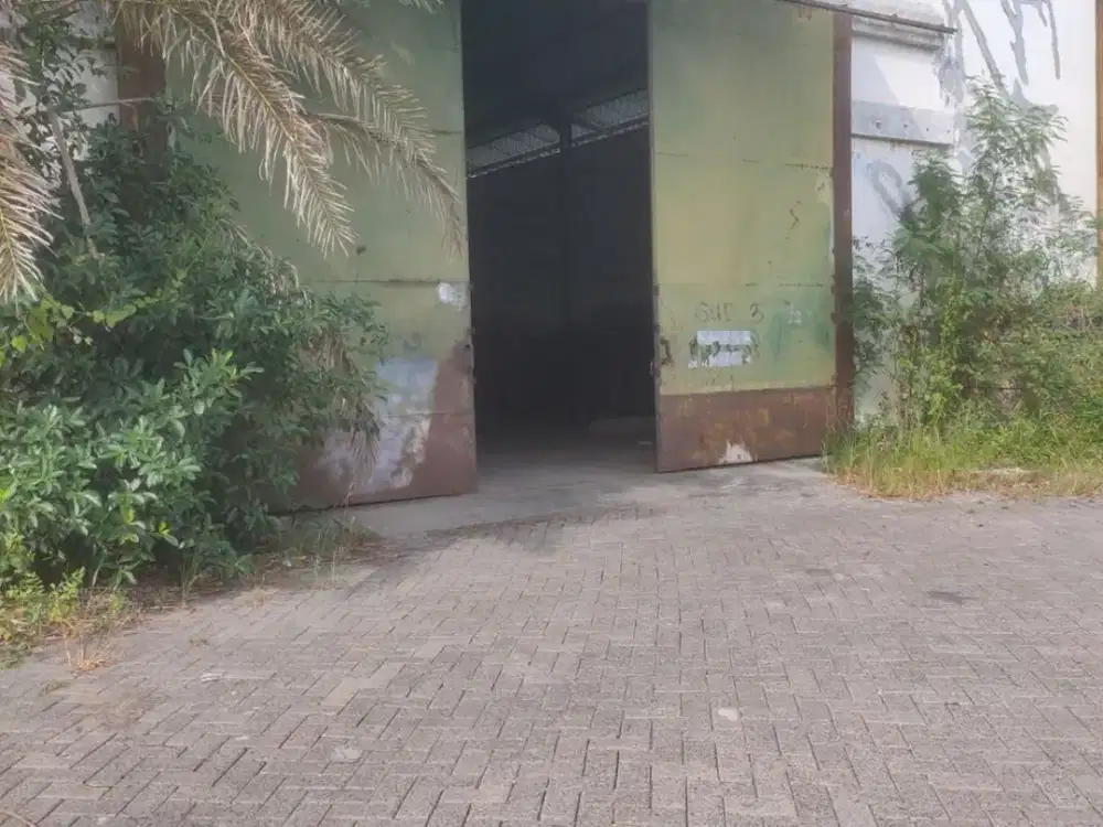 Disewakan Gudang Raya Tambak Langon 1250 m2 Kontainer Bisa