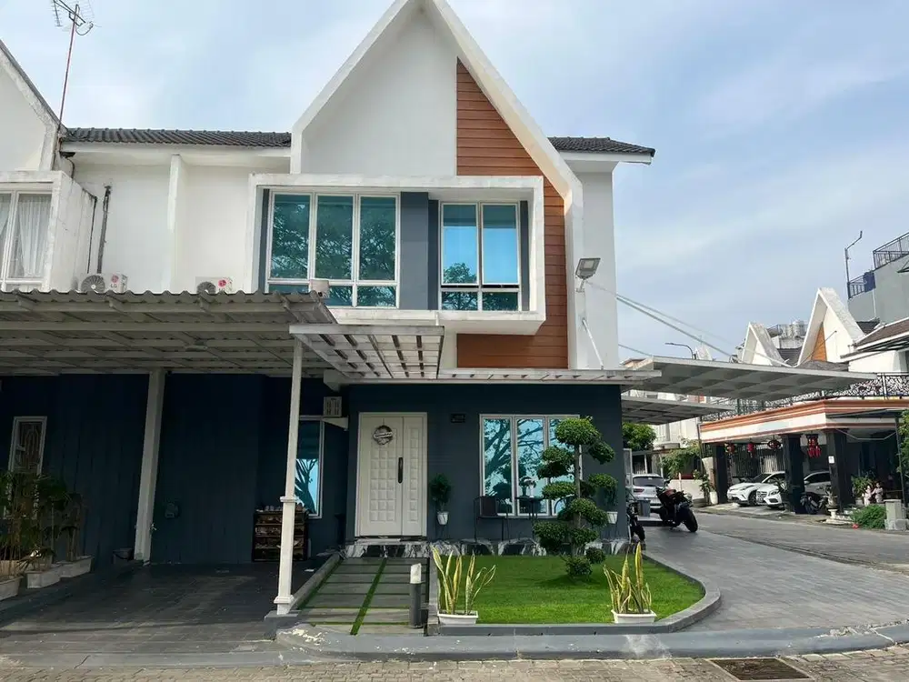 DIJUAL RUMAH BERTINGKAT SIAP HUNI SUDAH FULL INTERIOR DAN KITCHEN SET