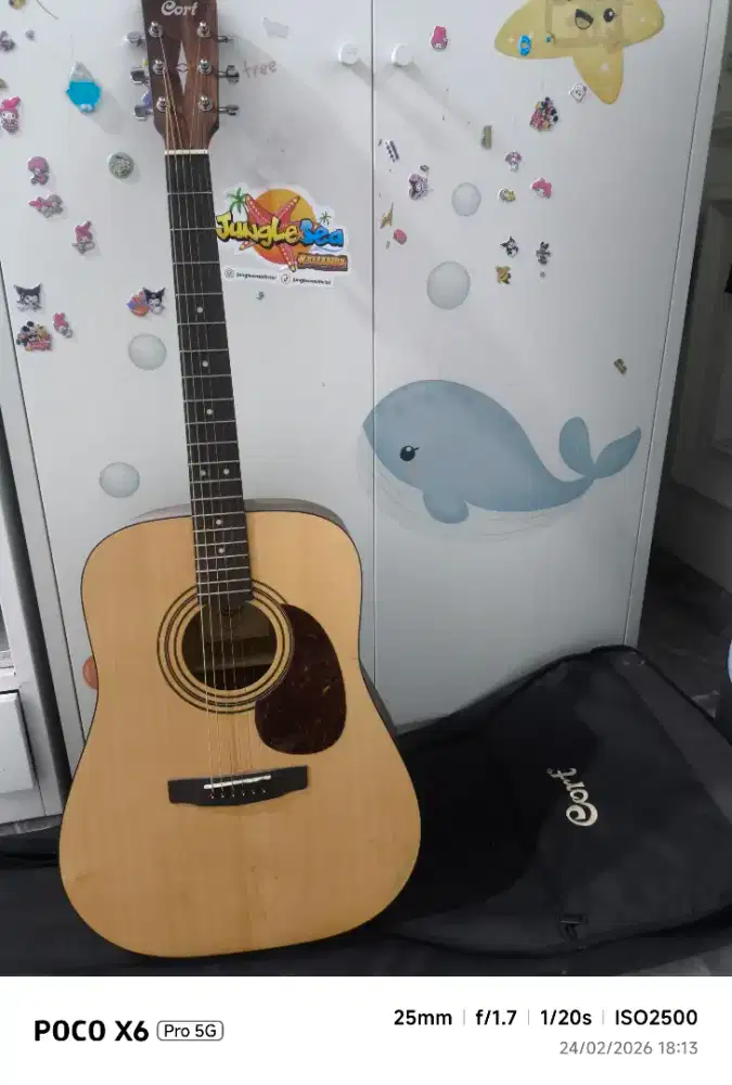 Dijual gitar merek Cort model earth 60 op