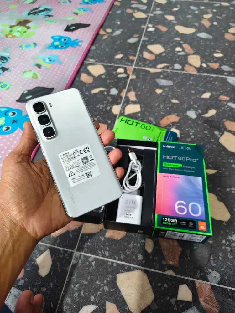 infinix hot 60 pro+ ram 8/128 fullset mulus