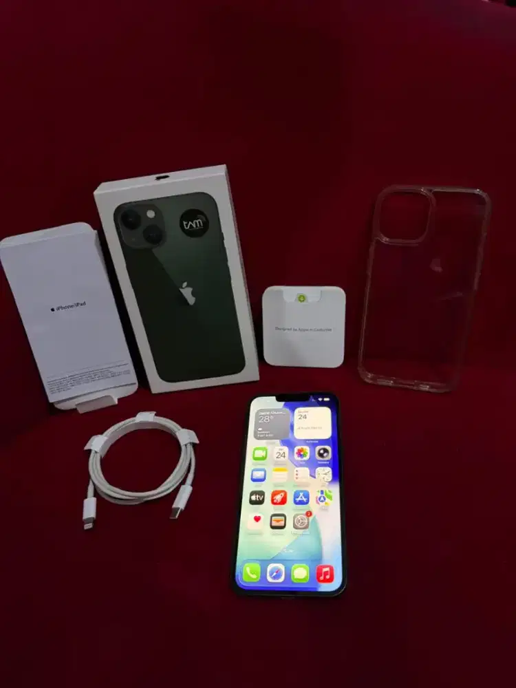 iPhone 13 Green 256gb Fullset