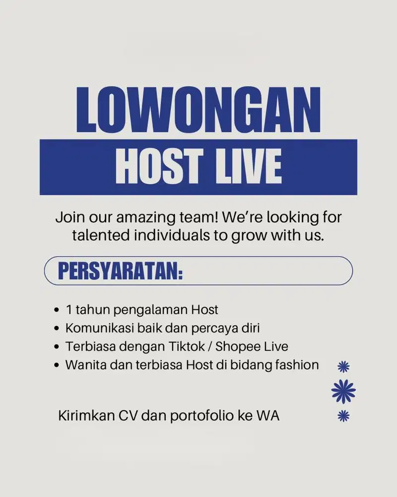 Host Live Online Shop