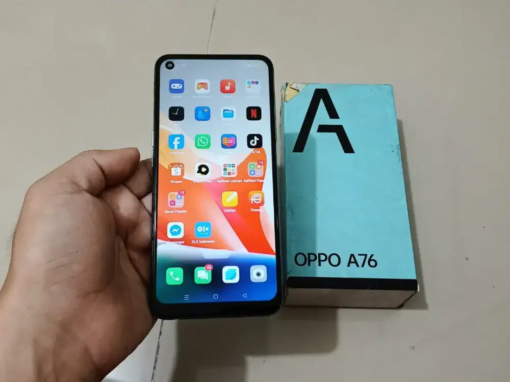 OPPO A76 RAM 6GB +4GB / 128GB 4G 6.56in Finger 5000Mah Snapdragon 680