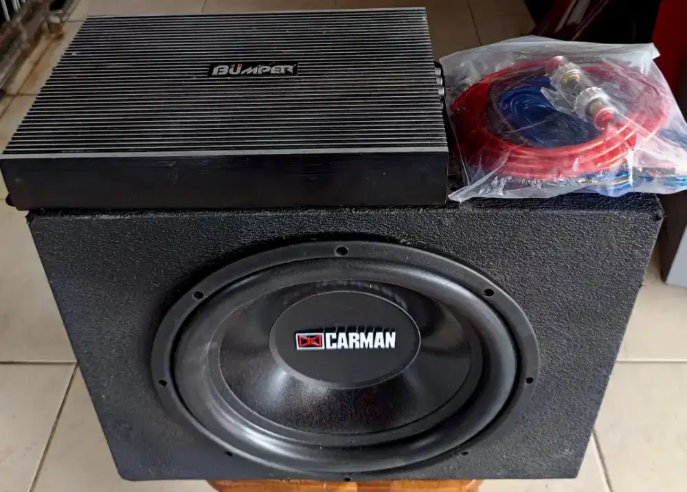 Audio Mobil Subwoofer 12, merk Carman, di dps