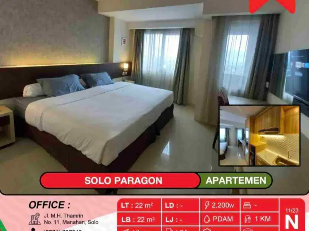 Jual Apartemen Paragon Solo