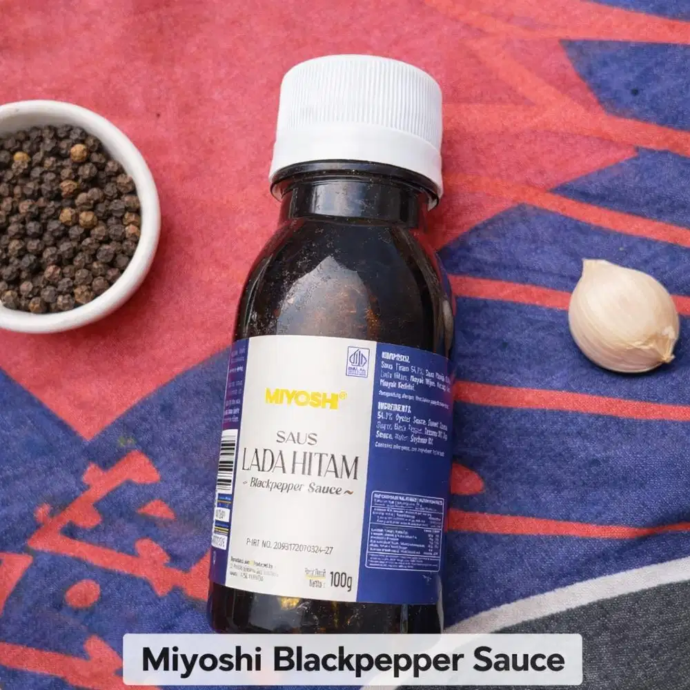 Saus Lada Hitam Miyoshi