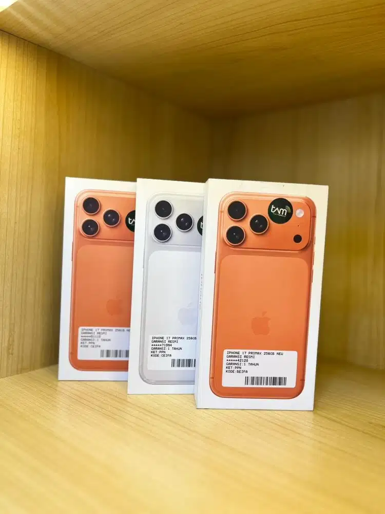 iphone 17 promax 256gb resmi new