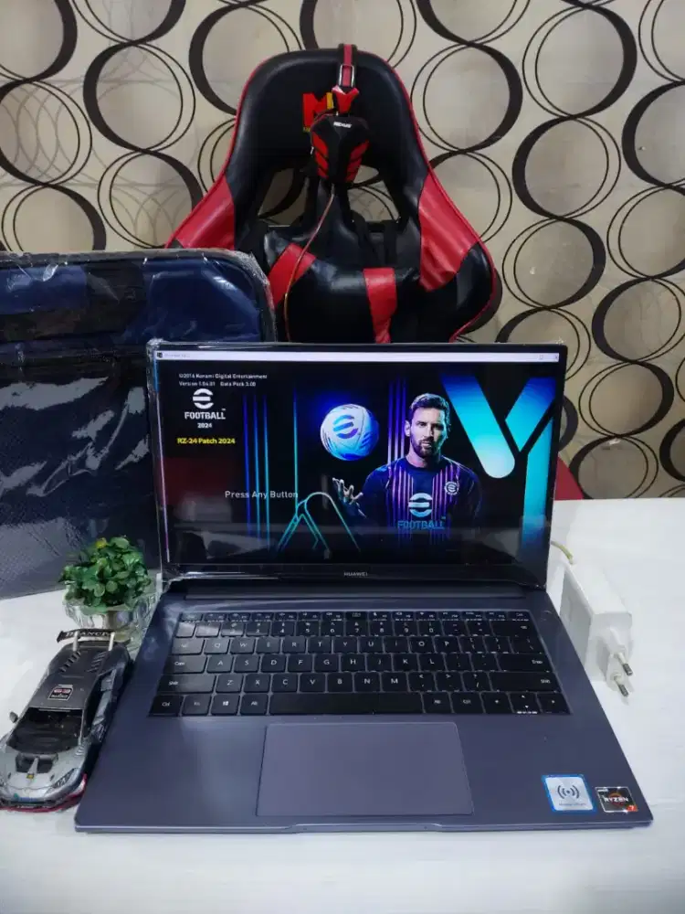 Laptop Design Slim Huawei Ryzen 7 Ram 8/512gb Ssd Siap Pakai COD