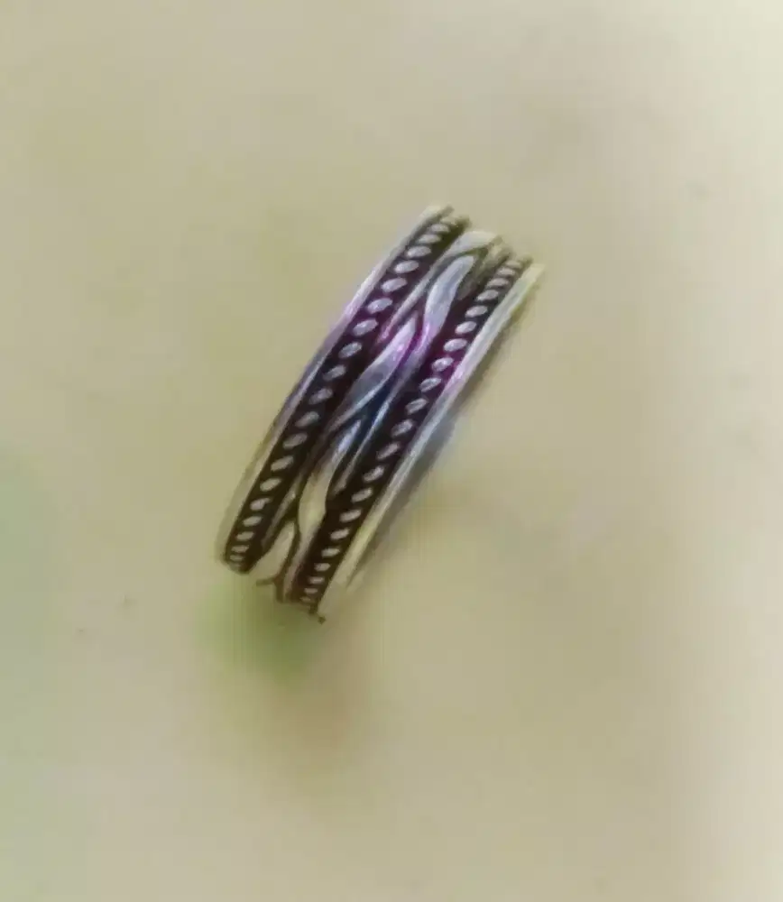 Cincin bali motif tali melilit