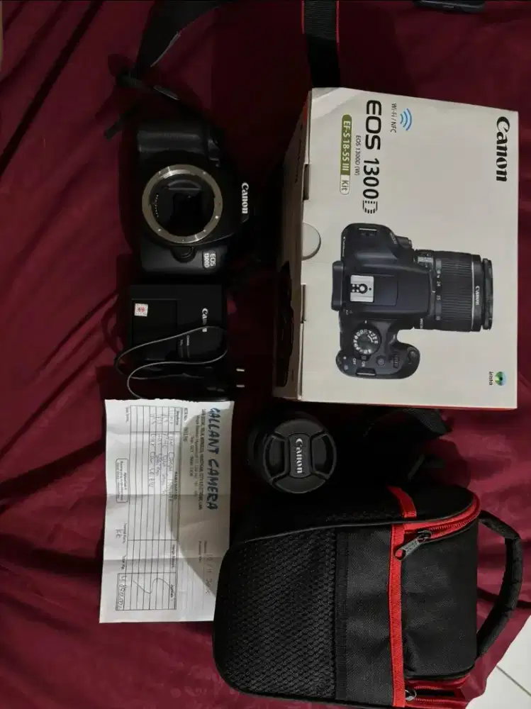 Canon 1300D Baru 3 Bulan Pemakaian