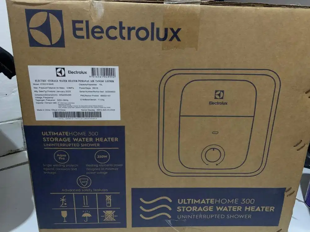 Waterhiter merk elextrolux