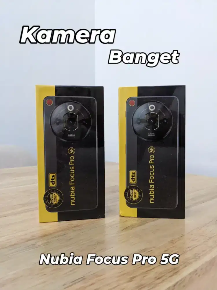 Nubia Focus Pro 5G 8/256GB Segel Box Kondisi Baru Garansi 12 Bulan