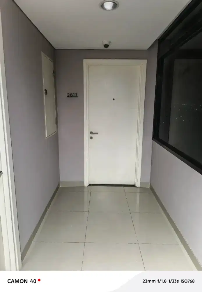 Apartemen disewakan unit view cantik