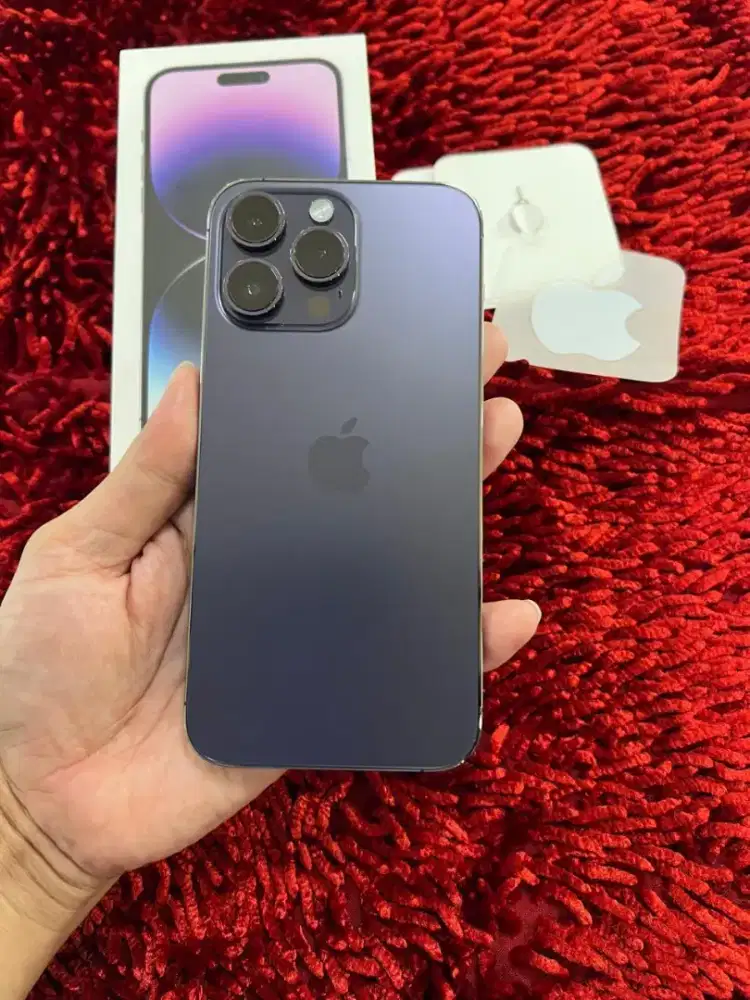 Iphone 14 Pro Max 256GB iBox Fullset Original BH88% Fullset Ori Mulus