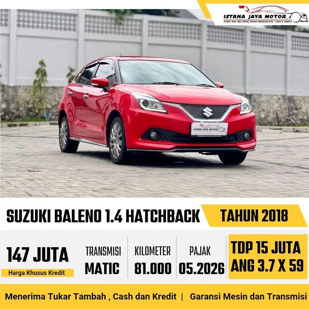Suzuki Baleno Hatchback 1.4 Automatic 2018