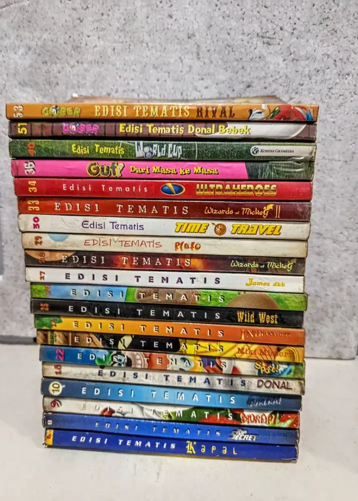 Komik paman Gober edisi tematis.