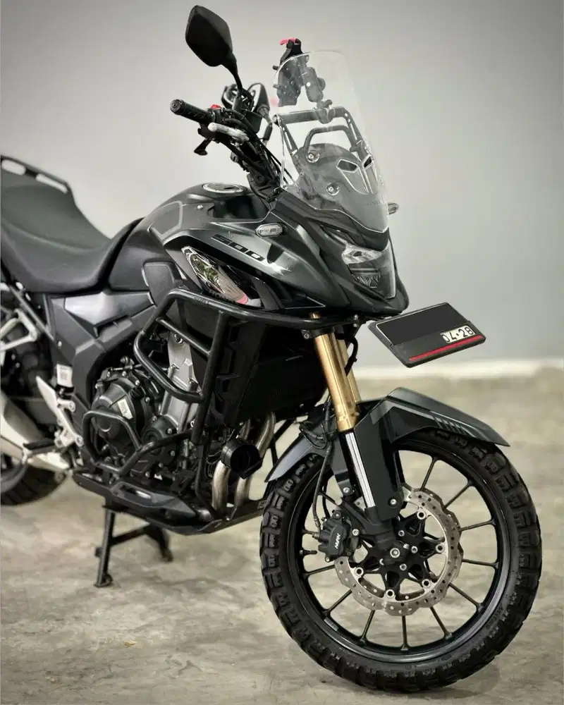 Honda CB 500X Hitam 2022 Murmer Tgn Dri Baru Kaya Baru adventure Ok Bu
