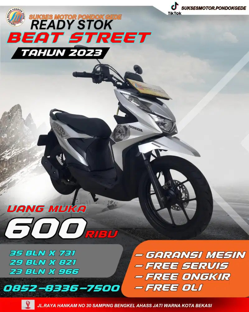 HONDA BEAT STREET TAHUN 2023 DP MULAI 600 RIBU