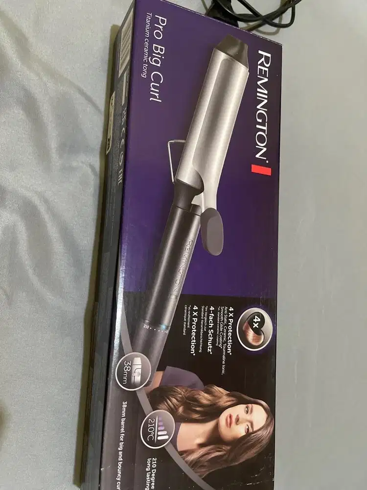 Curly tong remington 38mm