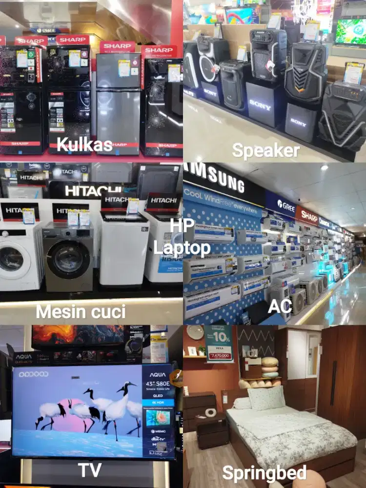 KREDIT ELEKTRONIK ALL TYPE SYARAT KTP AJA