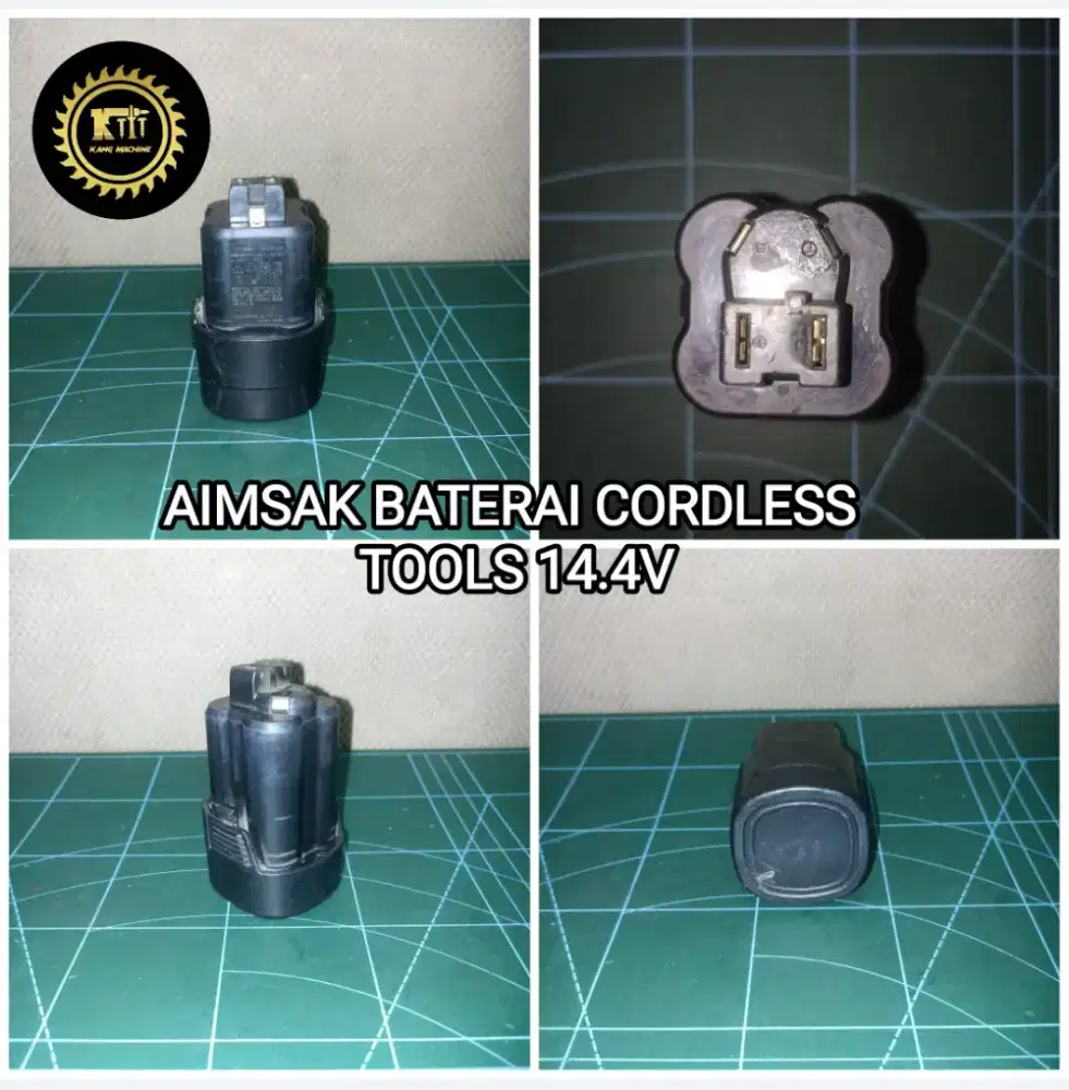 Baterai bor / impact driver cordless 14.4V AIMSAK KOREA