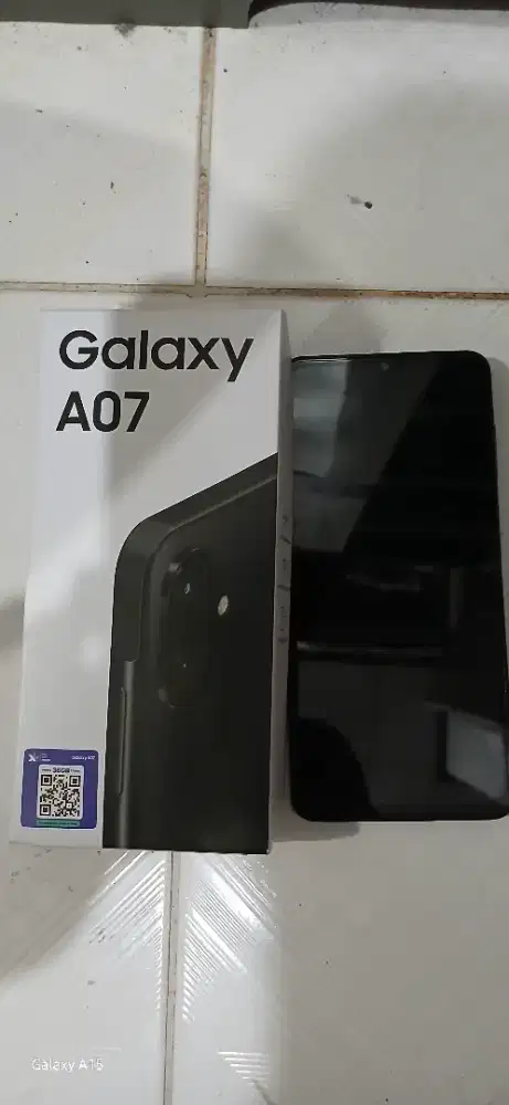 Jual HP Samsung tipe A07.warna hitam