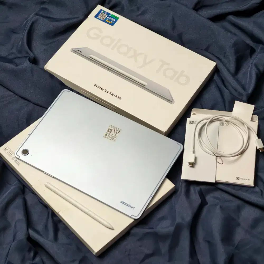 Samsung Tab S10 Fe 5G 8/128 Mulus like new