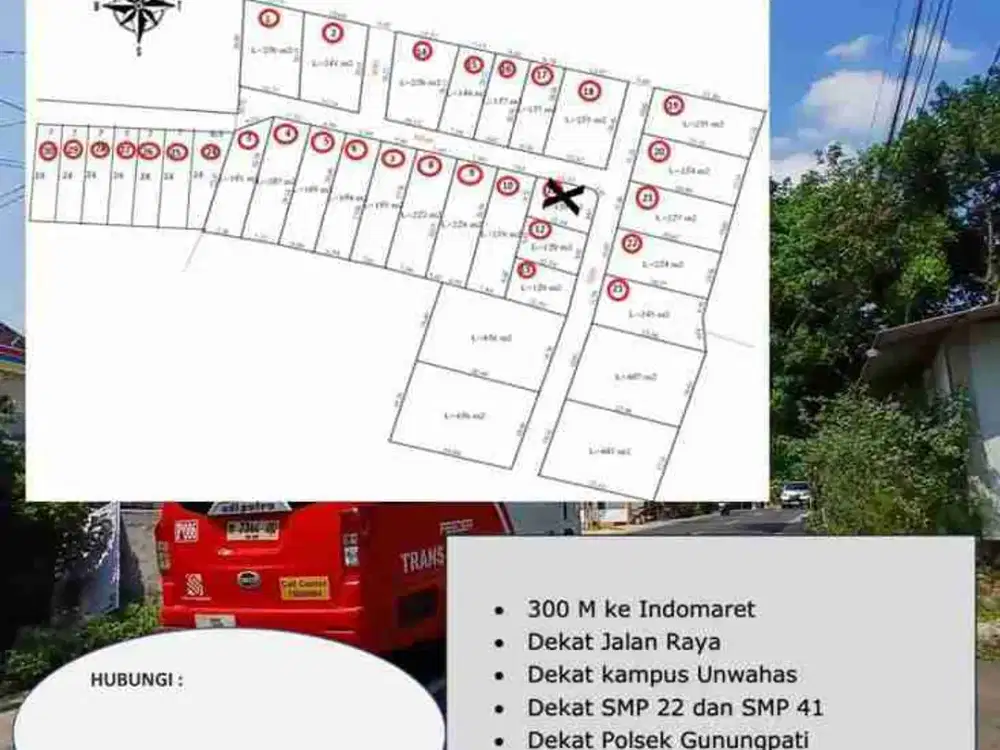 tanah kavling murah cepoko gunungpati semarang