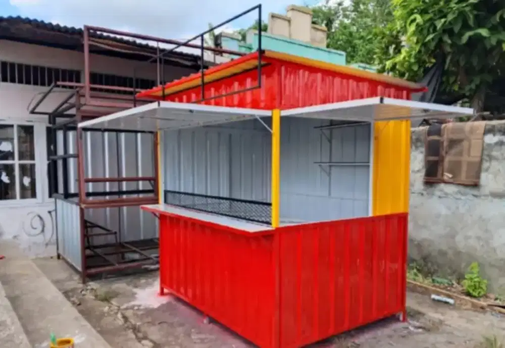 Booth Kontener Kondisi Baru