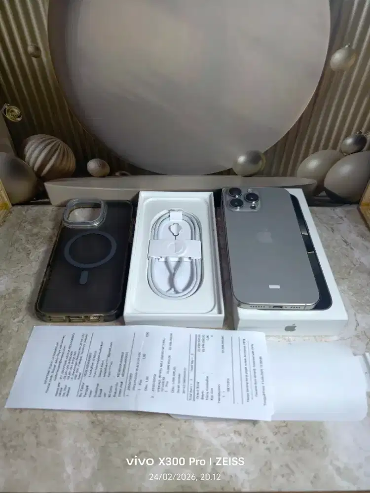 Iphone 16 pro max 256gb ibox natural titanium