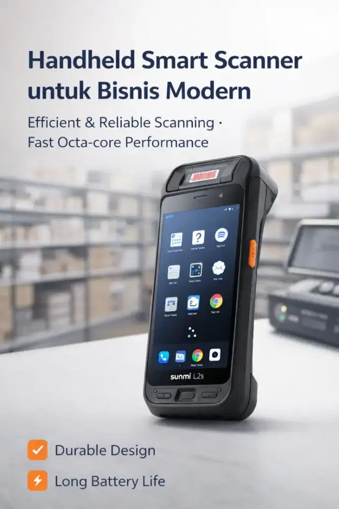 Sunmi L2s smart handheld scanner - built for modern business