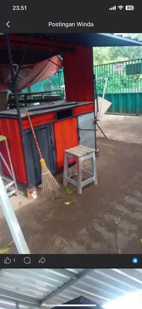 Gerobak semi kontener