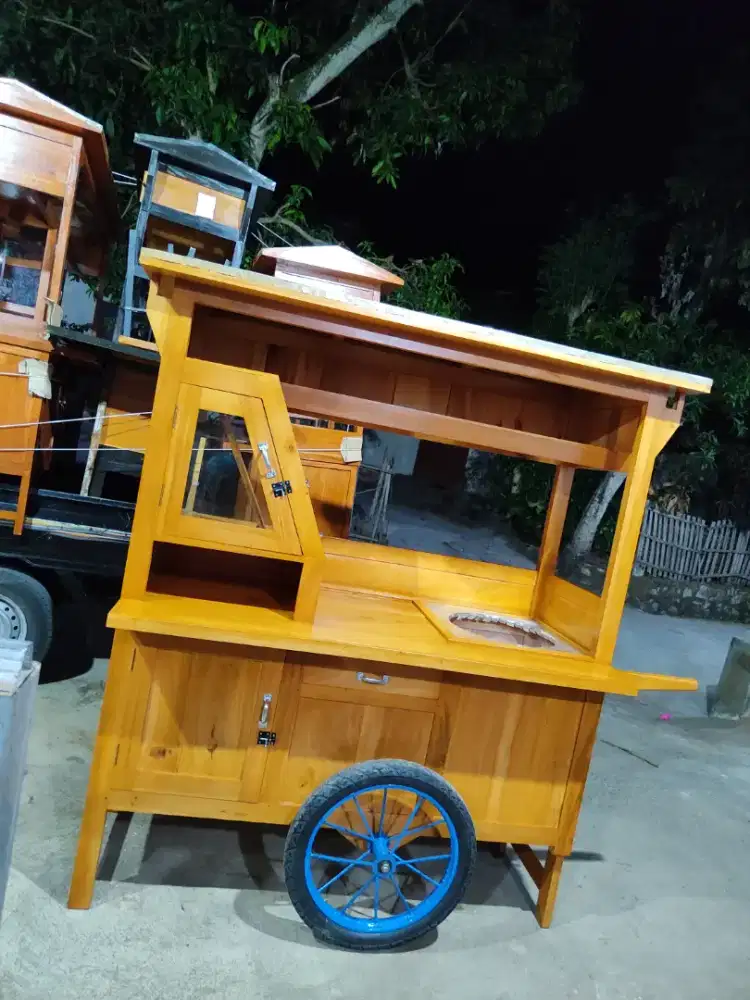 Jual Gerobak Angkringan, Bakso, Mie Ayam, Bubur, Sate, Soto, Pecel dll