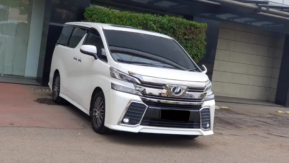 [ LOW KM ] Toyota Vellfire 2.5 ZG Audioless CBU IU AT 2015/2016