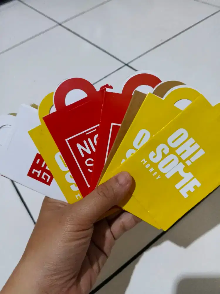 Amplop THR anak ( replika Tas belanja )