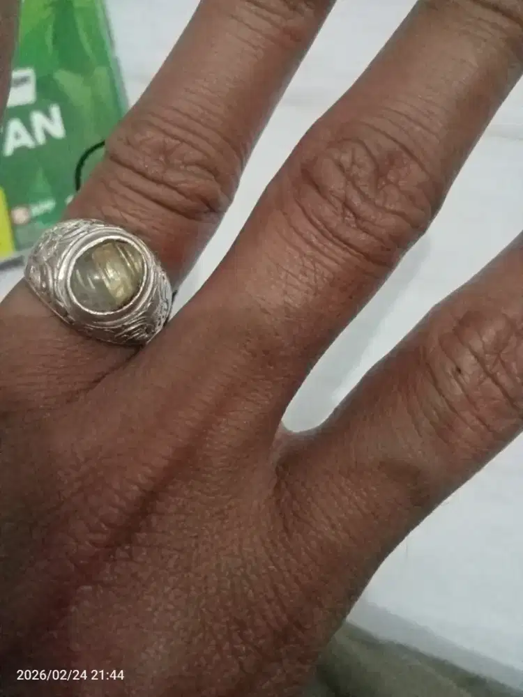 Jual cincin batu akik rambut sedana